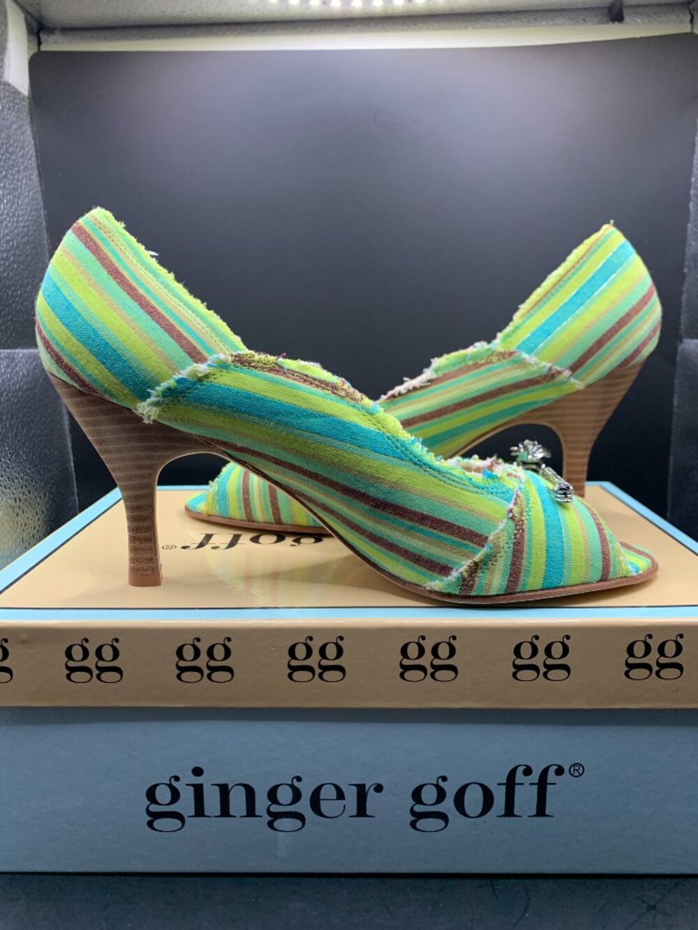 Ginger Goff, BECCA, Pistachio Royal, Size 8M, NEW w/ BOX